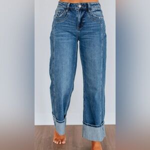 Flying Monkey Medium Wash Straight Leg Jeans
